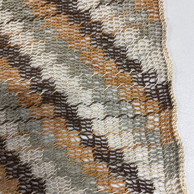 Antique Moroccan Hand-Woven Mesh Textile For Sale - Image 4 of 6