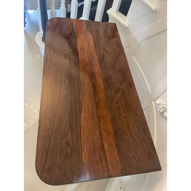 Regency Rosewood Tea/Console Table, 1830s For Sale - Image 12 of 13