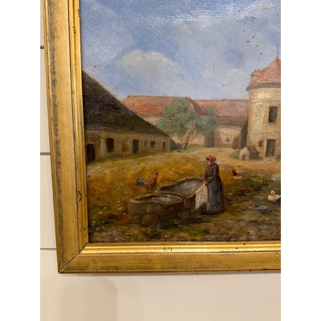 19th Century Oil on Canvas For Sale - Image 10 of 10