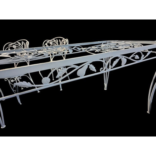 1960s Salterini Style Garden Dining Table & 4 Chairs For Sale - Image 9 of 9