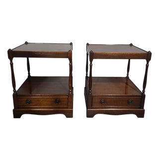Regency Mahogany Lamp Tables, 1930, Set of 2 For Sale