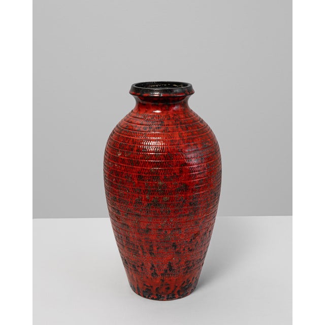 20th Century German 'W. Germany' Ceramic Vase For Sale - Image 18 of 18