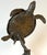 Modern Monumental Bronze Sea Turtle Sculpture on Marble Base, Late 20th Century For Sale - Image 3 of 18