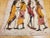 Vintage African Batik Wall Art, Hand Painted Textile Tapestry Wall Art For Sale - Image 10 of 12