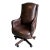 Late 20th Century Hancock & Moore “Dillon” Leather Swivel Tilt Wingback Desk Chair for Robb & Stucky For Sale