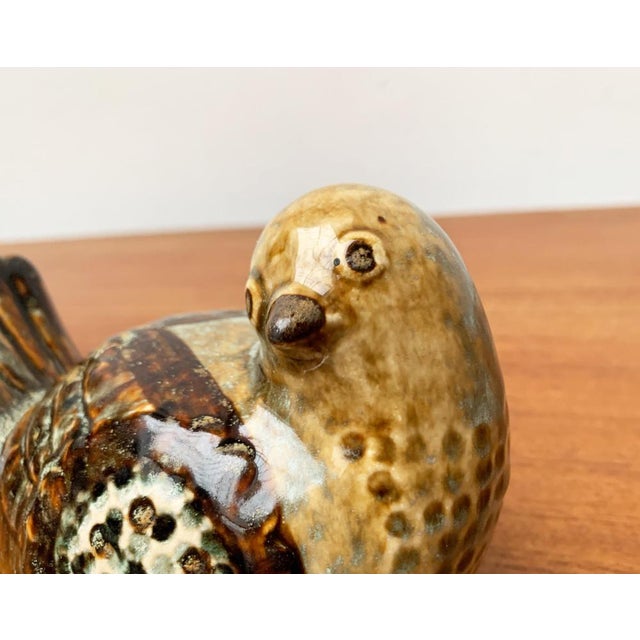 Ceramic Mid-Century Danish Studio Pottery Bird Sculpture from Søholm, 1960s For Sale - Image 7 of 18