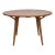 1950s Midcentury Modern Russel Wright for Conant Ball Maple 48" Round Dining Table With Atomic Legs for Restoration For Sale