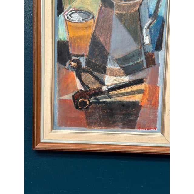 Erik Emanuelsson, Still Life, 1960s, Oil Painting on Panel, Framed For Sale - Image 10 of 17