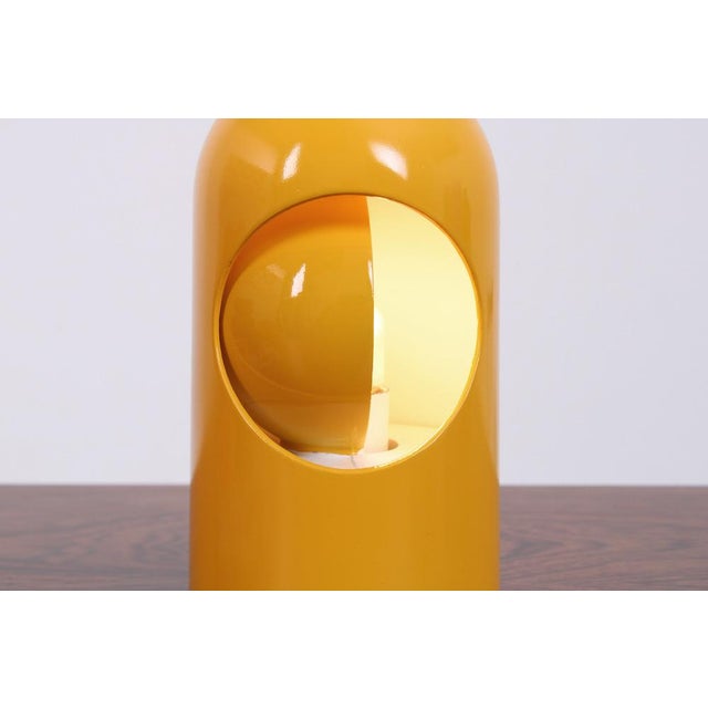 Yellow Interplay Eclipse Table Lamp from Lightolier, 1960s For Sale - Image 6 of 18