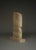 An impressive and beautifully designed sculpture of a male head. Its elongated vertical form shares stylistic qualities...