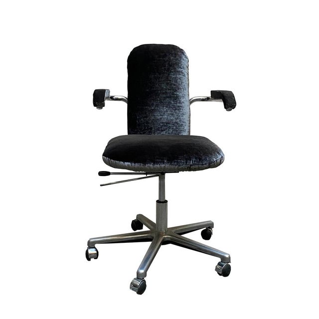 Metal Vintage Italian Office Chairs by Kazuide Takahama for Gavina, 1970, Set of 3 For Sale - Image 7 of 10