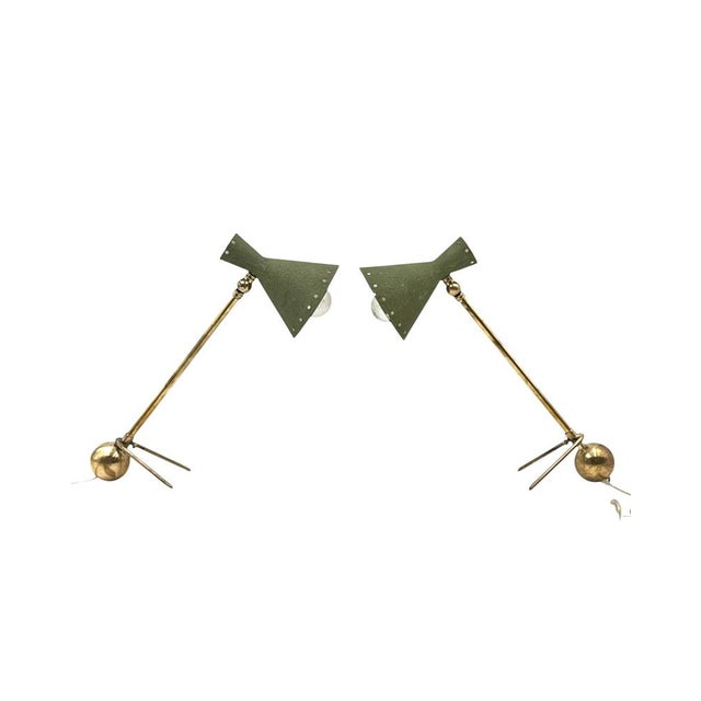 Mid-Century Table Lamps attributed to Stilnovo, Milano, Italy, 1950s, Set of 2 For Sale - Image 9 of 13