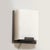 Pair of Modernist Alabaster & Oil-Rubbed Bronze Wall Sconces For Sale - Image 10 of 18
