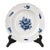 Antique 19th-Century Meissen Blue Flower & Insects Porcelain Soup Plate, 9¾” For Sale