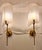 Mid-Century Italian Wall Lamps with Brass Frame and White Plastic Shades, 1960s, Set of 2 For Sale - Image 11 of 11
