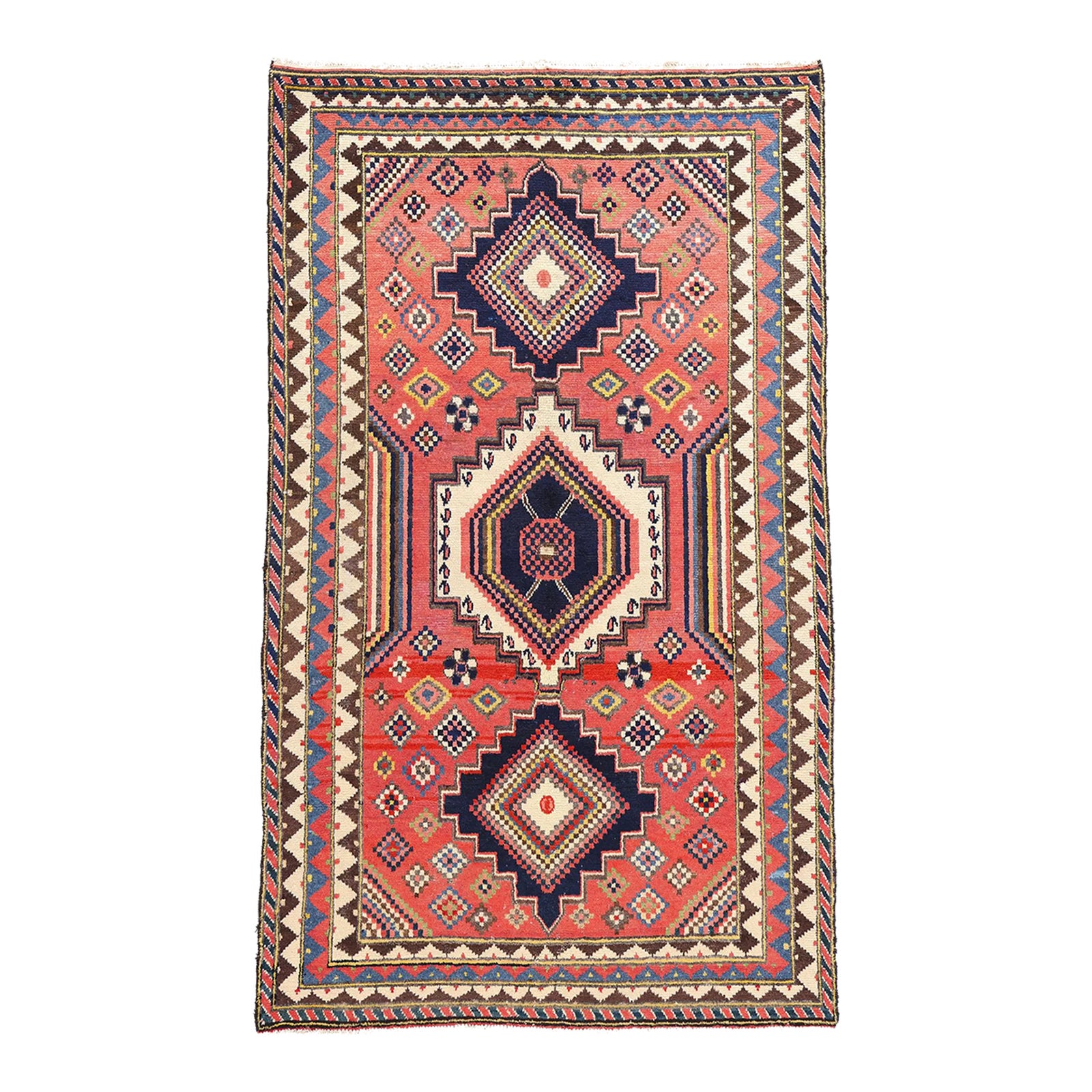 Vintage Persian Lori Rug - 04'10 X 08'01 | Chairish