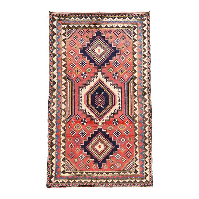 Vintage Persian Lori Rug - 04'10 X 08'01 For Sale