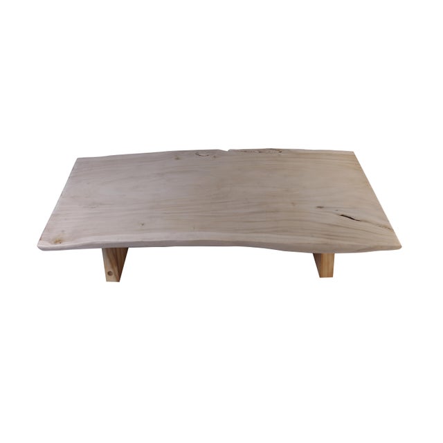 Rustic Large Living Edge Coffee Table Chairish