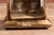 Early 20th Century Peacock Vanity Casket With Cut Glass Perfume Bottles For Sale - Image 12 of 12