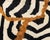 Textile Bold Zebra Stripe Abstract Hand-Knotted Wool Rug | 13'7" X 9'8" | One of a Kind For Sale - Image 7 of 7