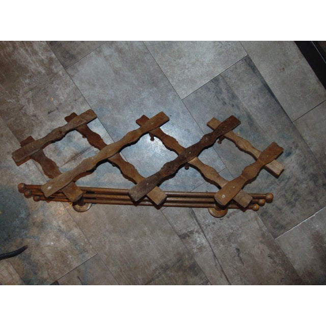 Vintage Wooden Rack, 1970s For Sale - Image 6 of 7