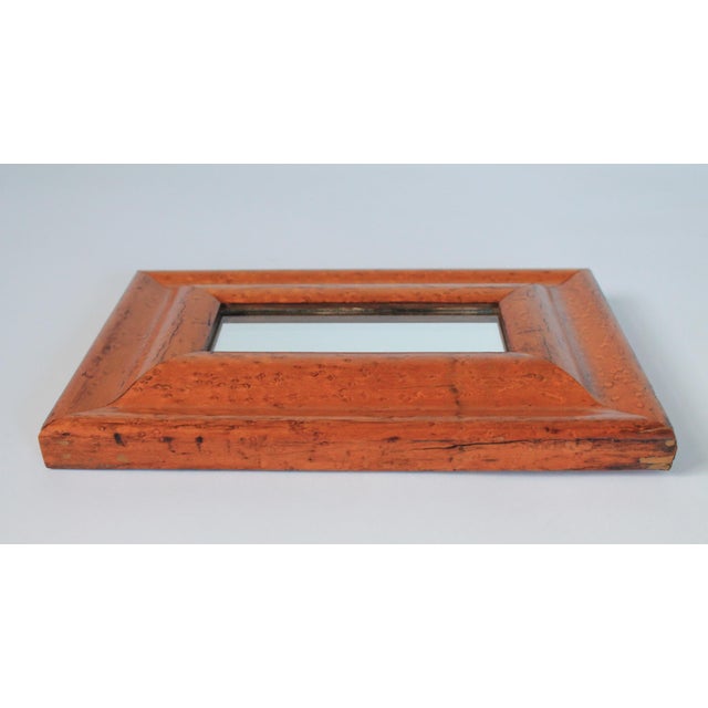 Vintage Birdseye Maple Accent Wall Mirror For Sale In Milwaukee - Image 6 of 9