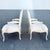 Wood Vintage Cream and White French Provincial Lounge Chairs - A Pair For Sale - Image 7 of 9