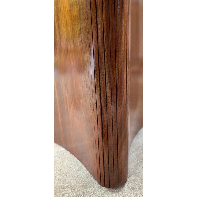 Altavista Lane 70s Lane Biomorphic Low Profile Walnut Coffee/Accent Table For Sale - Image 4 of 9