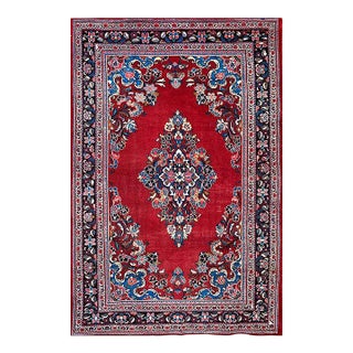 7x11 Old Persian Mahal Area Rug - 501978 For Sale