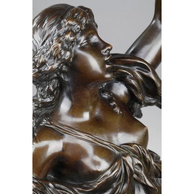 19th Century Bronze Statue of Bacchante For Sale - Image 14 of 18