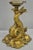 Antique French Art Nouveau Small Gold Gilt Metal Figural Dolphin Table Lamp For Sale - Image 4 of 11