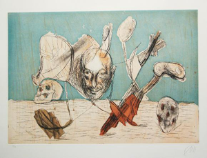 Markus Luntetz, Janitas 5, 1992, Engraving