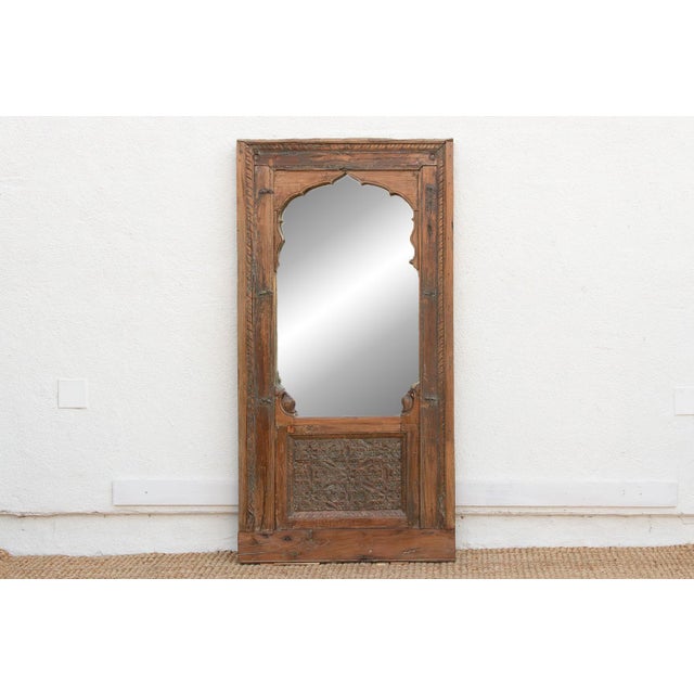 Antique Architectural Mughal Arch Mirror For Sale - Image 4 of 10