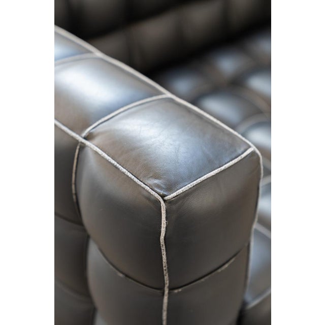 Wood Kubus Sofas by Josef Hoffmann for Wittmann, 1980, Set of 4 For Sale - Image 7 of 18