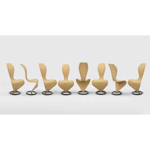 S Chairs from Cappellini, Set of 8 For Sale - Image 6 of 13