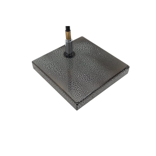 Silver Metal Desk Lamp, 1960s For Sale - Image 8 of 10