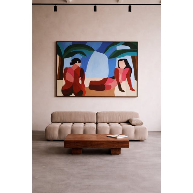 Bodasca, Nude Women in the Shade, 2026, Acrylic on Canvas For Sale - Image 7 of 10