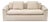 J. Robert Scott Three-Seat Beige Upholstered Sofa For Sale