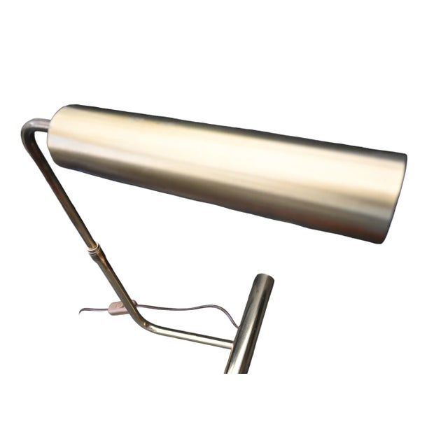 Gold Metal Desk Lamp by Christian Liaigre For Sale - Image 4 of 8
