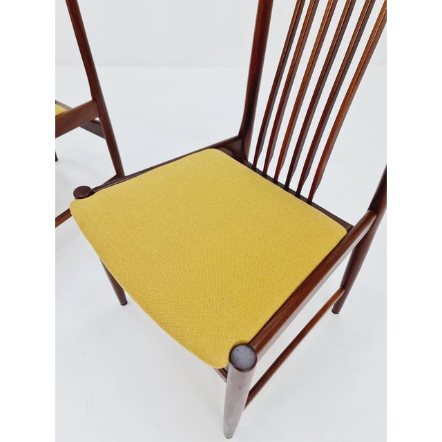 Brown Danish Teak Dining Chairs by Arne Vodder, 1960s For Sale - Image 8 of 11