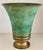1920s Carl Sorensen Art Deco Verdigris Bronze Trumpet Vase For Sale - Image 11 of 12