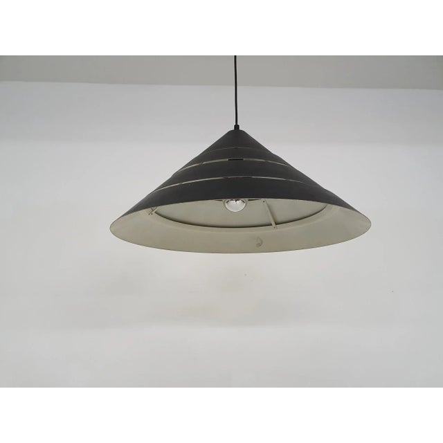 Metal Pendant Light by Hans Agne Jakobsson for AB Markaryd, Sweden, 1980s For Sale - Image 7 of 9