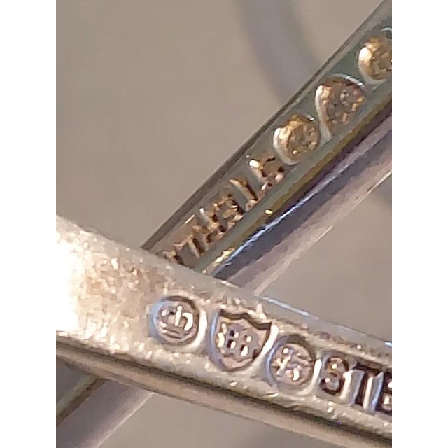 Pair of Watson Company Sterling Silver Small, Momogrammed For Sale In Seattle - Image 6 of 6