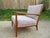 New Upholstery ~ t.h. Robsjohn-Gibbings Lounge Chair & Ottoman ~ Mid Century Modern For Sale - Image 13 of 17
