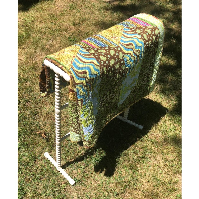 Pretty quilts and blankets should be displayed, since many are works of art. Also, a freestanding blanket rack doesn’t...