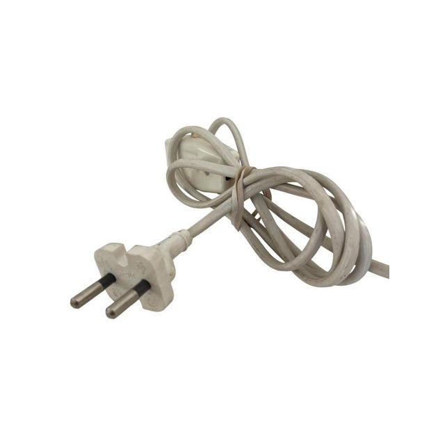 White Swedish Bentwood Pine Table Lamp with Fabric Shade, 1970s For Sale - Image 8 of 9