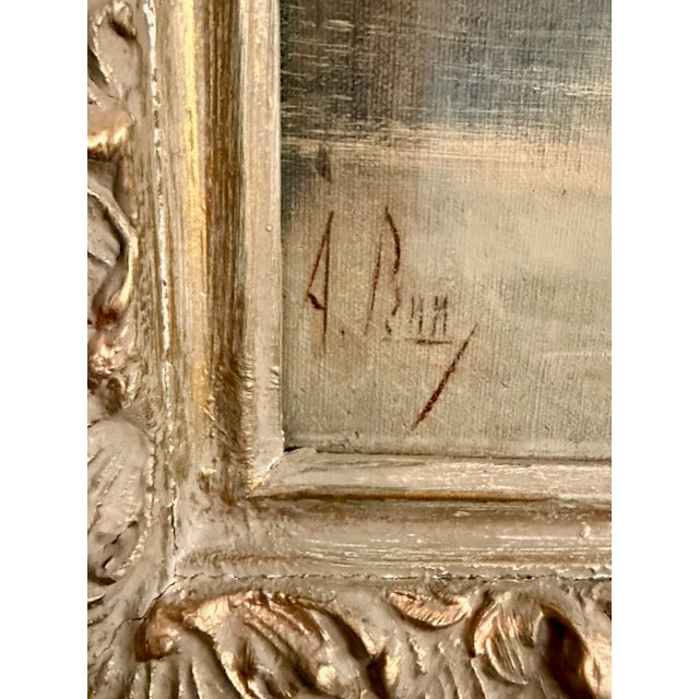 Realism Late 19th Century Impressionist Landscape Signed Lower Left by A. Penn For Sale - Image 3 of 8