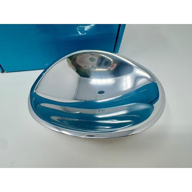 Modern Vintage 1967 Nambe 579 Cast Alloy Butterfly Bowl For Sale - Image 3 of 6