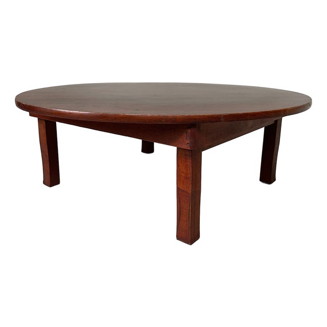 Shōwa Traditional Round Low Table, Japan, 1960s For Sale
