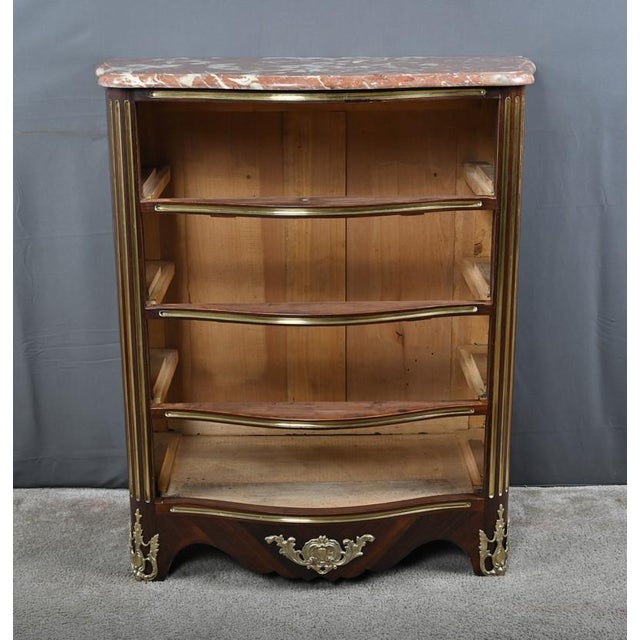 Napoleon III Regency Style Marquetry Commode, Mid-19th Century For Sale - Image 13 of 18